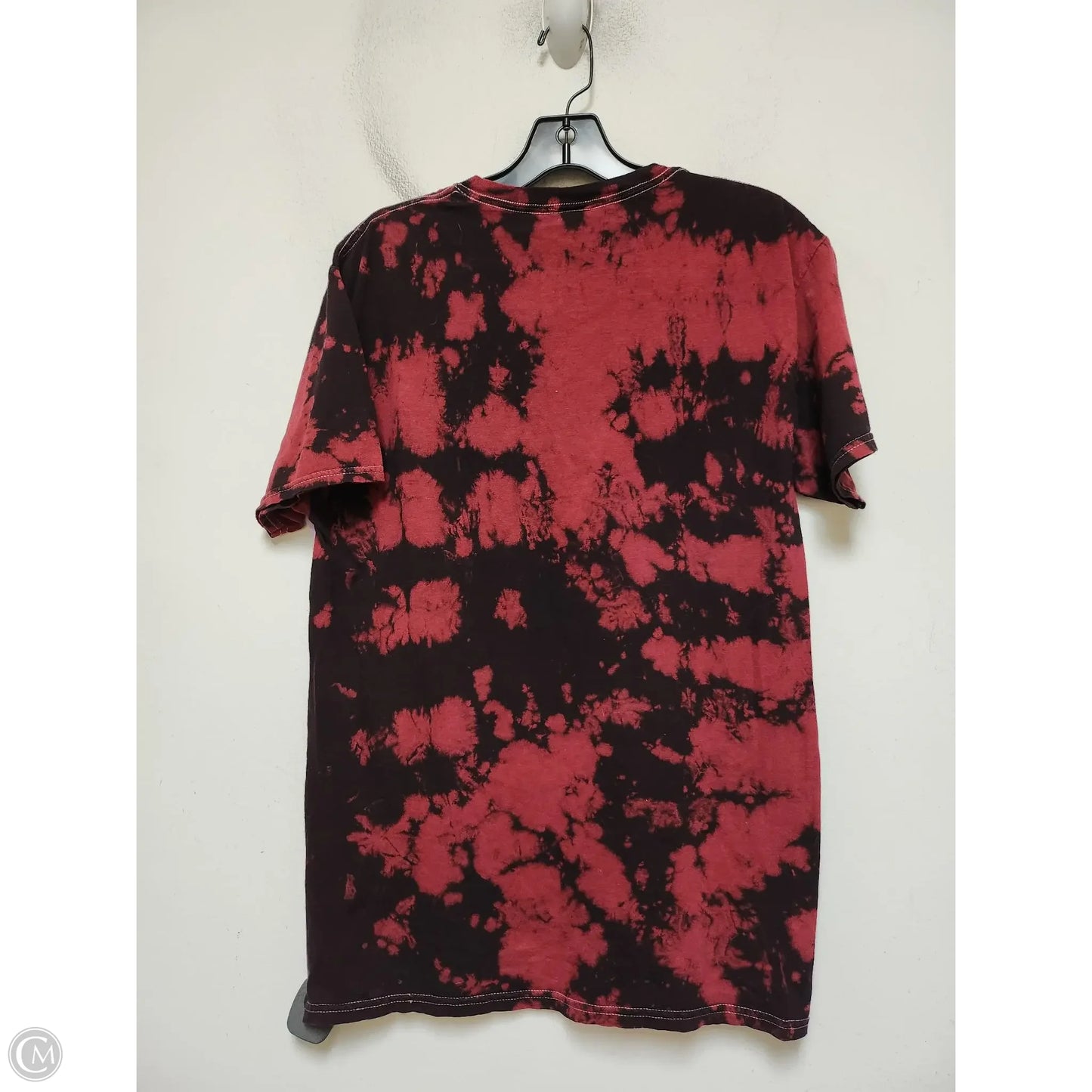 Top Short Sleeve Basic By Disney Store In Black & Red, Size: S