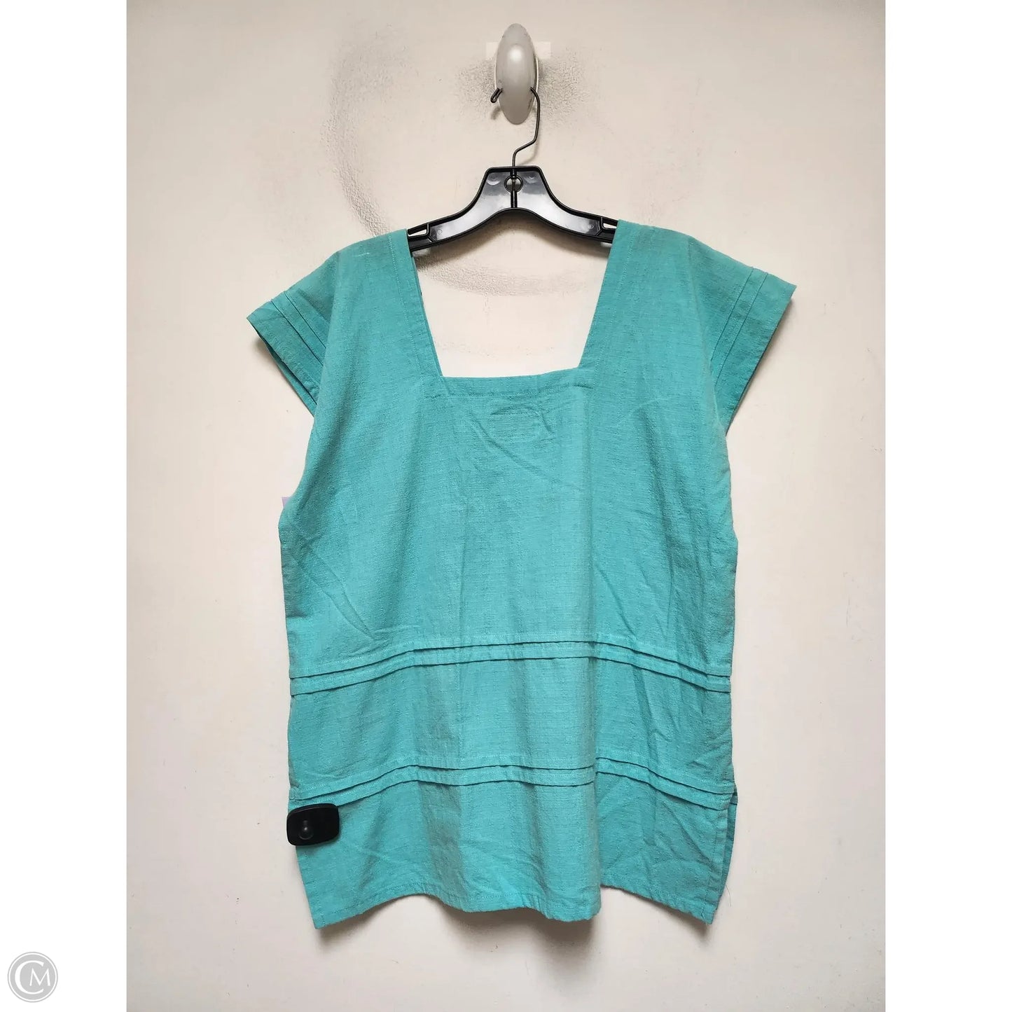 Top Sleeveless By Clothes Mentor In Aqua, Size: M