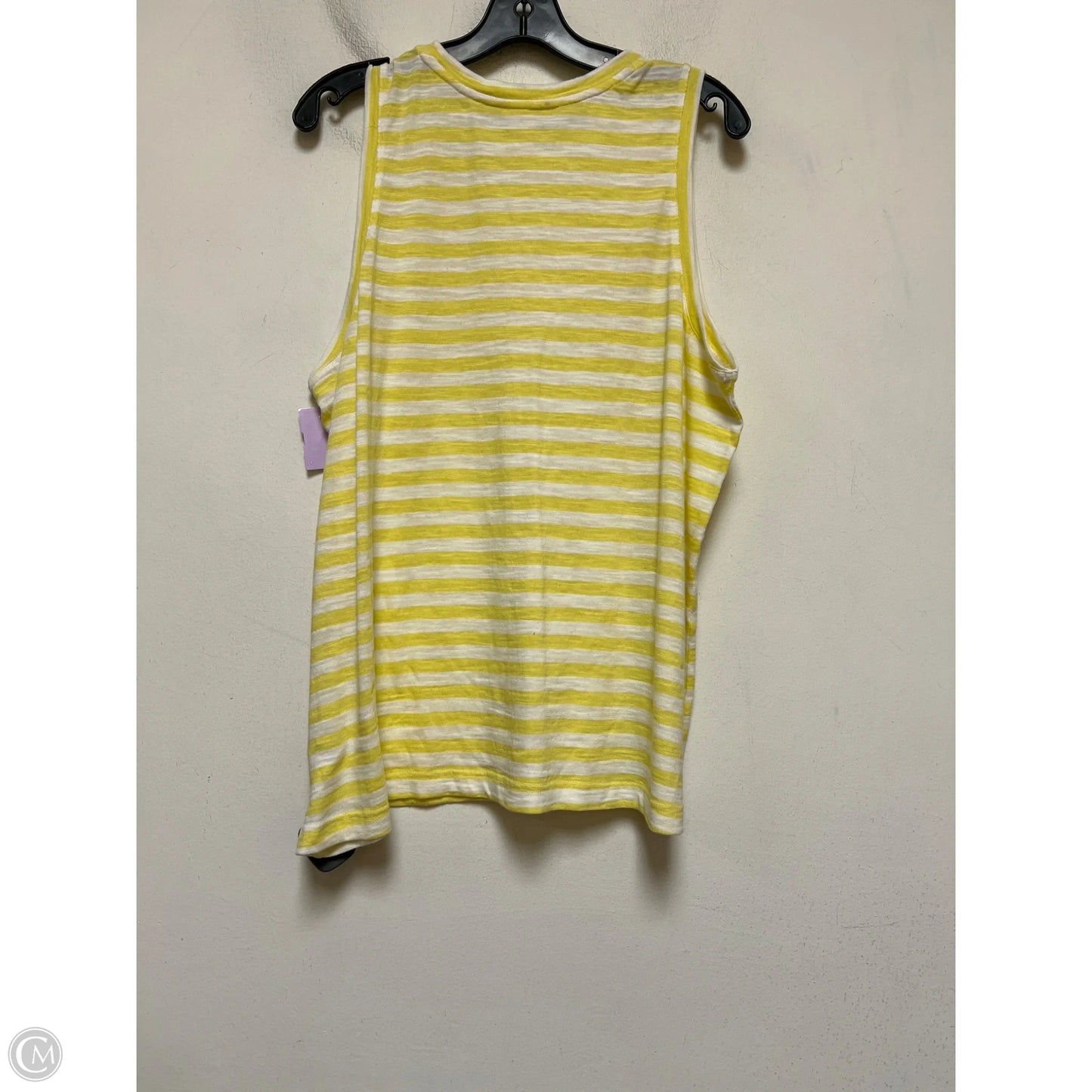 Top Short Sleeve Basic By Caslon In Striped Pattern, Size: Xl