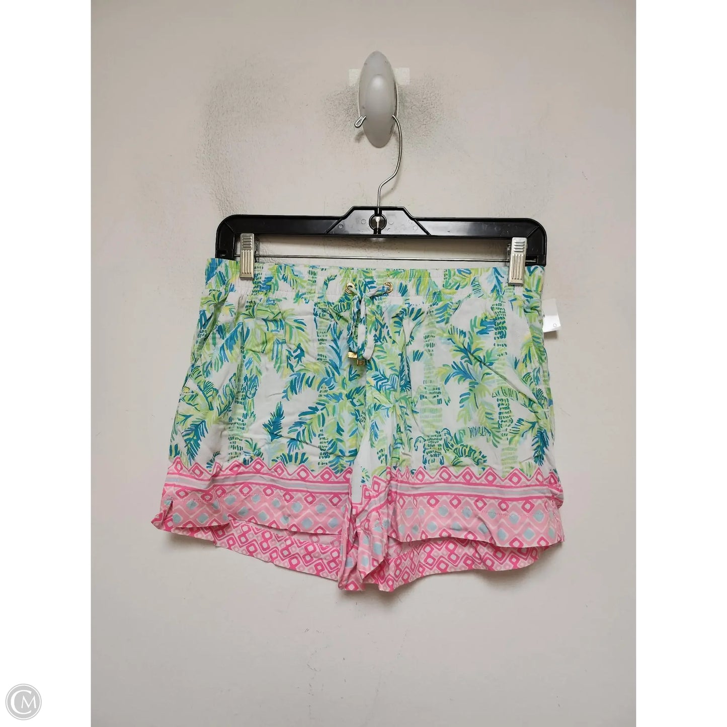 Shorts Designer By Lilly Pulitzer In Blue & Green, Size: S