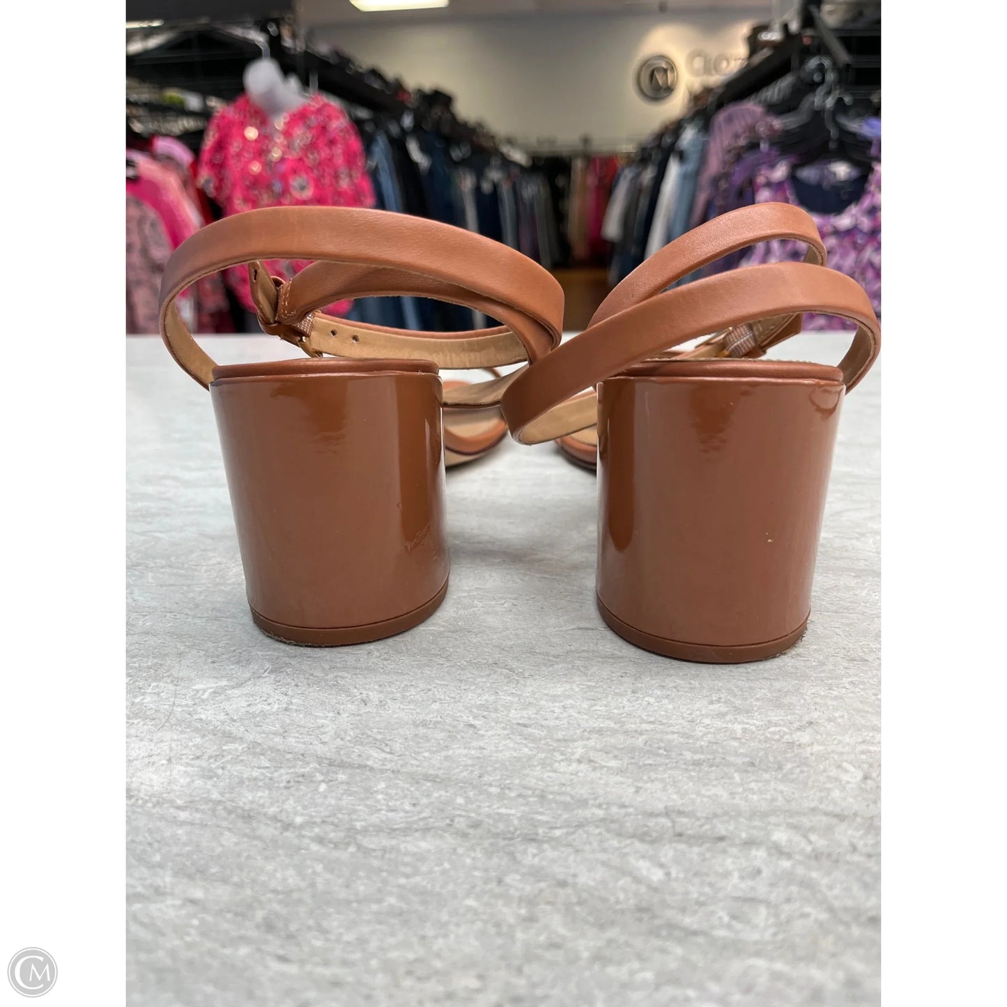 Sandals Designer By Tory Burch In Brown, Size: 9