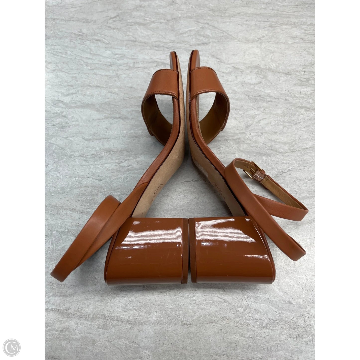 Sandals Designer By Tory Burch In Brown, Size: 9