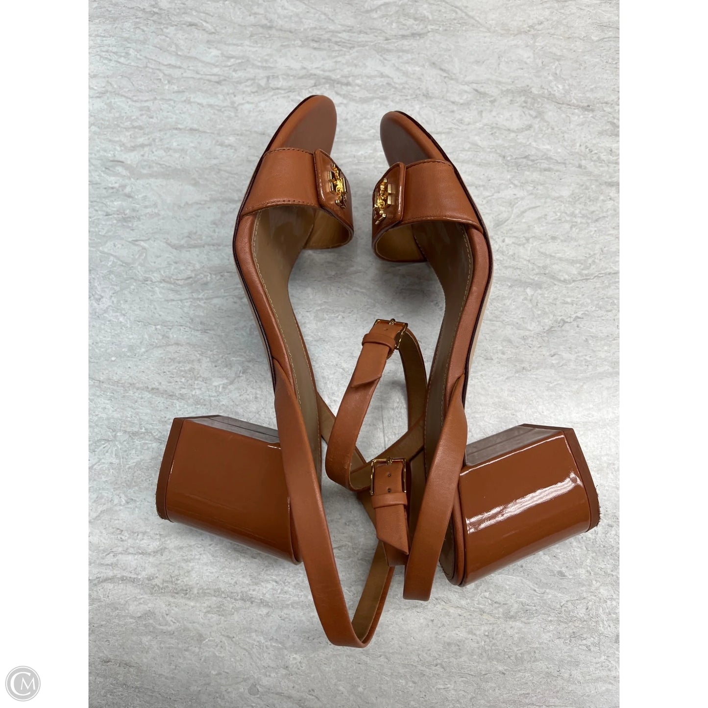 Sandals Designer By Tory Burch In Brown, Size: 9