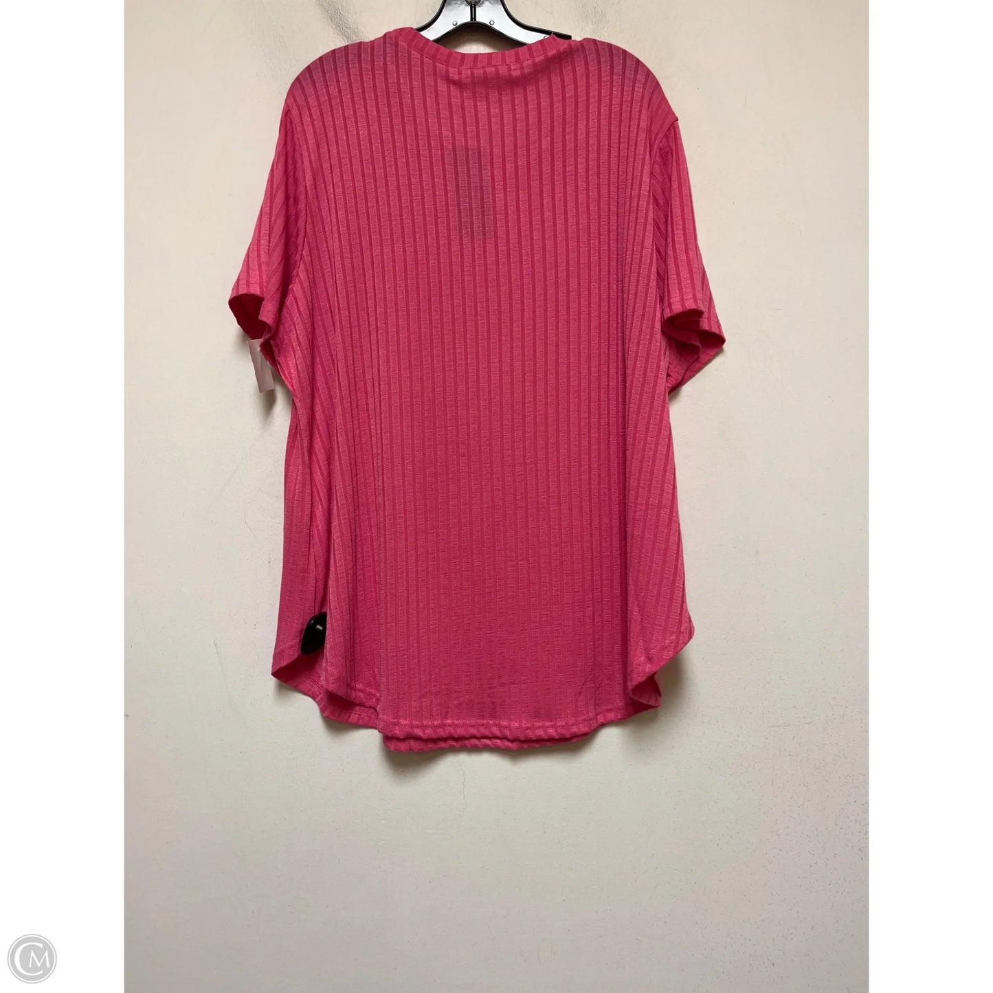 Top Short Sleeve By Clothes Mentor In Pink