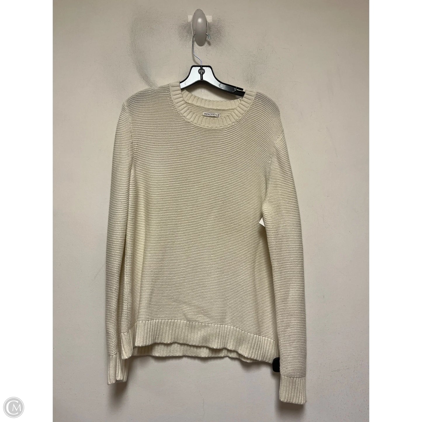 Sweater By J. Crew In Cream, Size: L