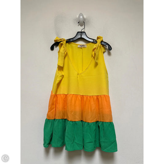 Top Sleeveless By Haptics In Yellow, Size: M