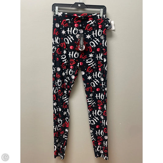 Pants Leggings By Clothes Mentor In Black & Red, Size: 3x