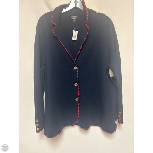 Cardigan By Talbots In Navy, Size: 2x