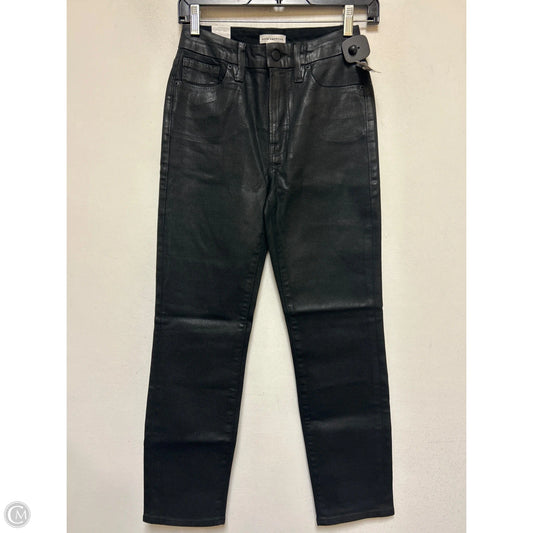 Jeans Straight By Good American In Black Denim, Size: 0
