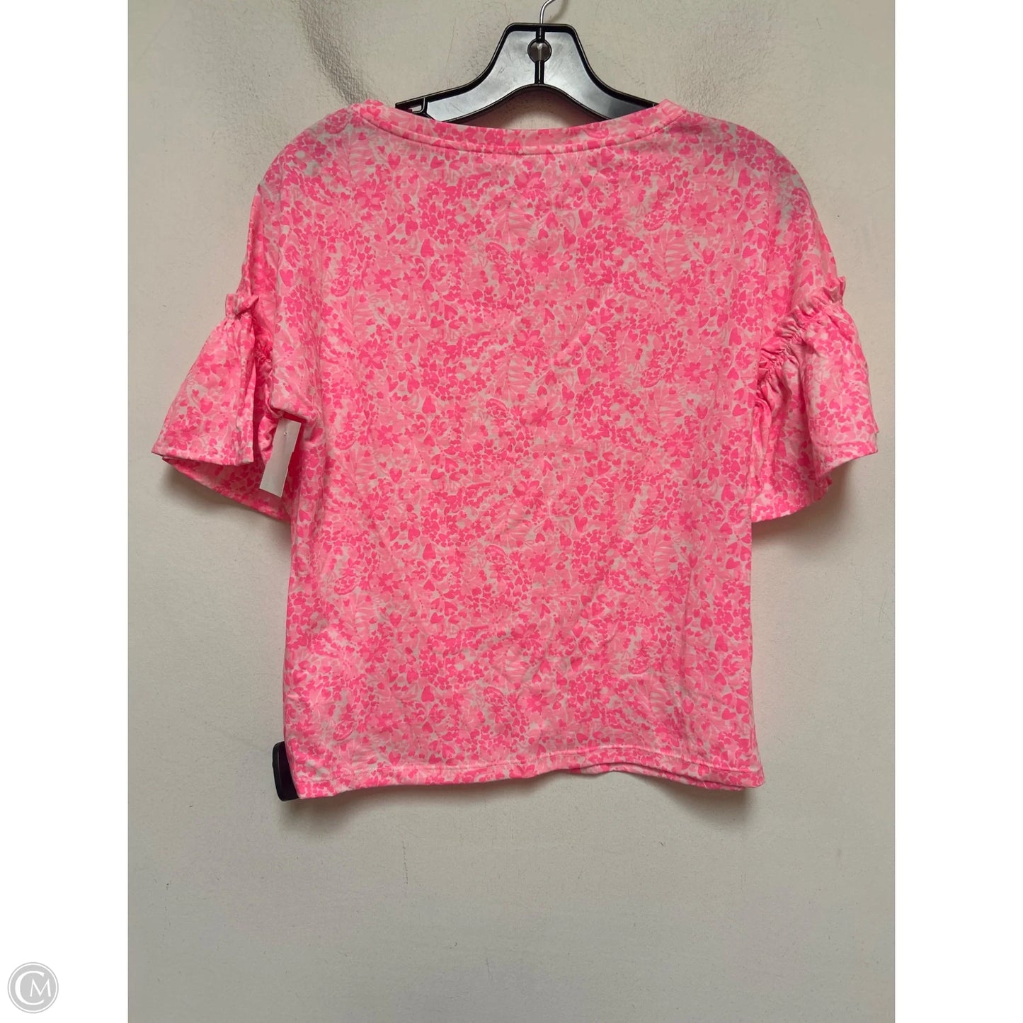 Top Short Sleeve Designer By Lilly Pulitzer In Pink, Size: Xxs