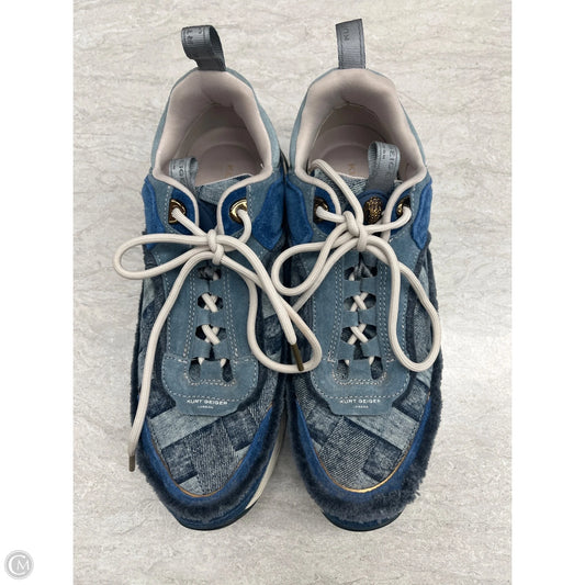 Shoes Designer By Kurt Geiger In Blue Denim, Size: 10