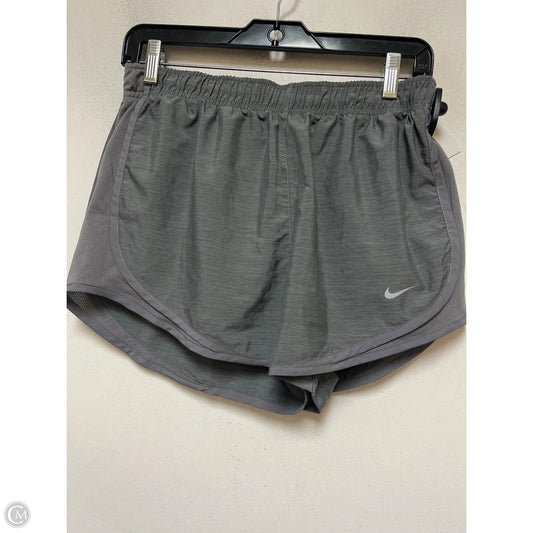 Athletic Shorts By Nike In Grey, Size: M
