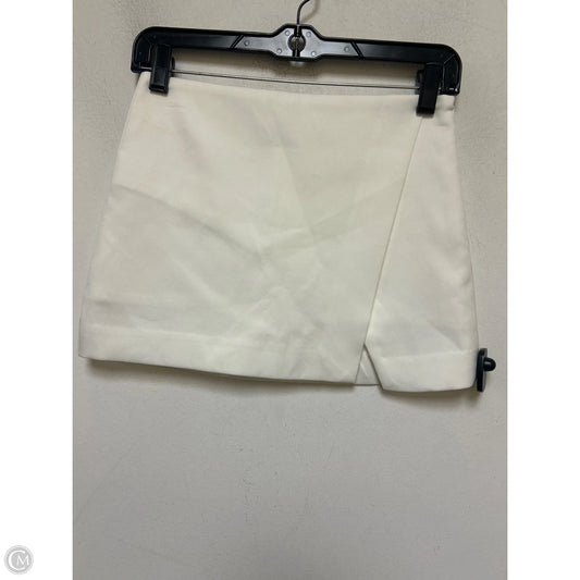 Skirt Mini & Short By Endless Rose In Ivory, Size: Xs