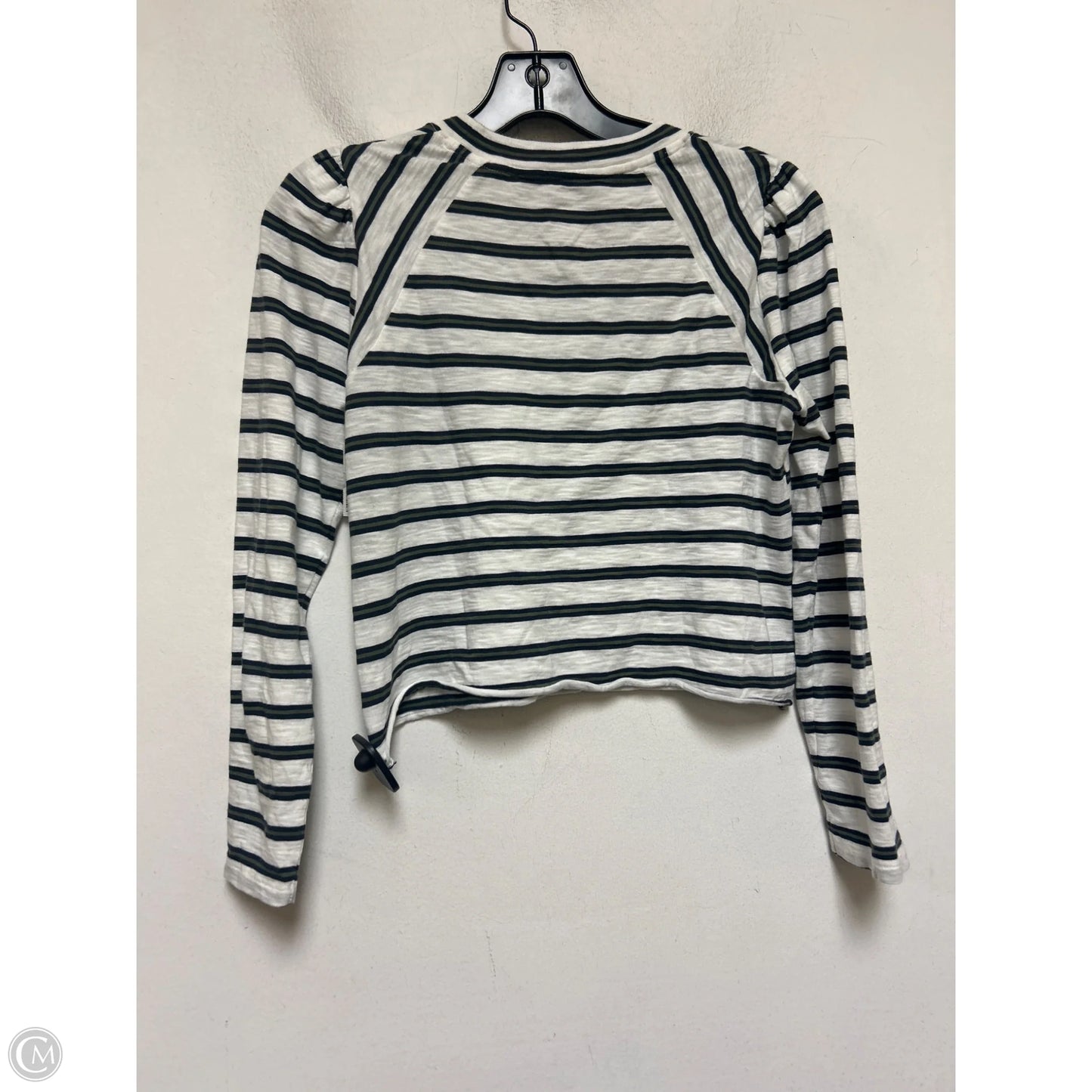 Top Long Sleeve Basic By Veronica Beard In Striped Pattern, Size: Xs