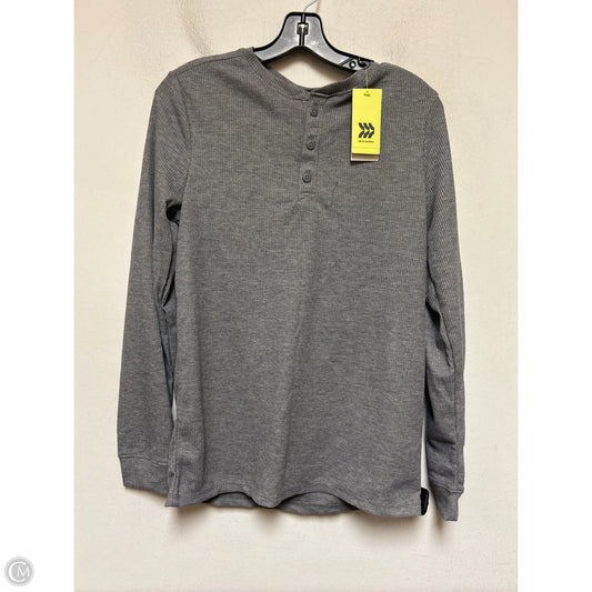 Athletic Top Long Sleeve Crewneck By All In Motion In Grey, Size: S