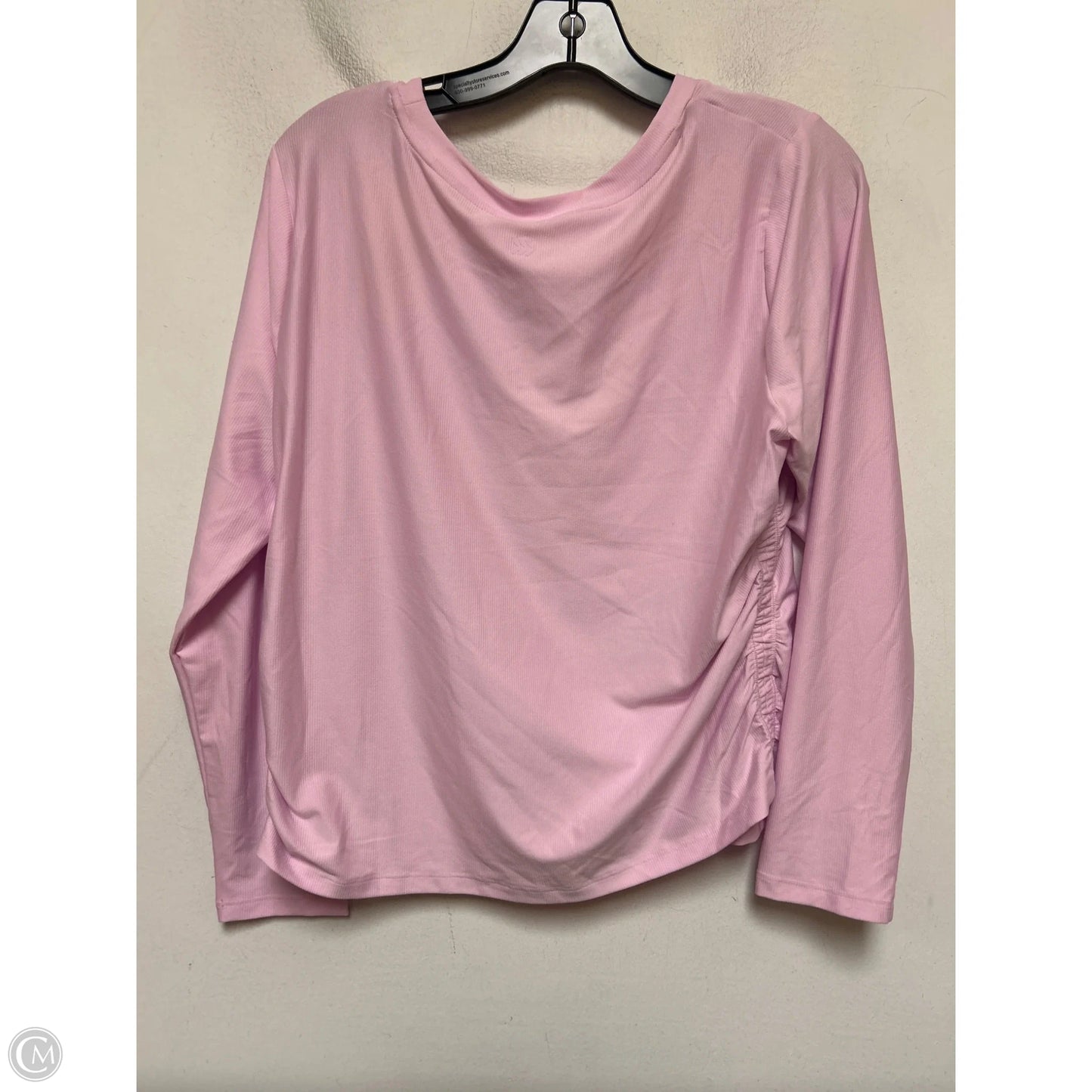 Athletic Top Long Sleeve Crewneck By All In Motion In Pink, Size: Xl