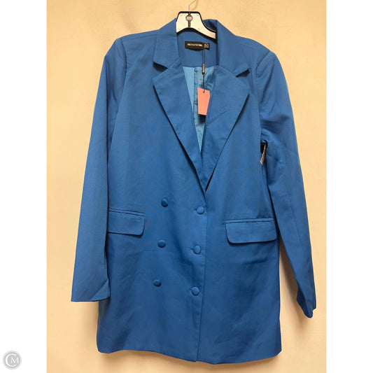 Blazer By Pretty Little Thing In Blue, Size: M