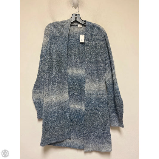 Sweater Cardigan By Gap In Blue, Size: Xs