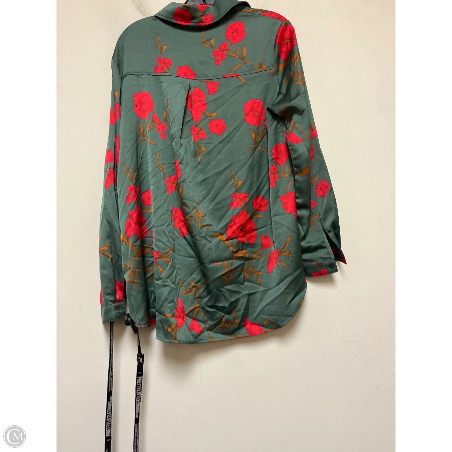 Top Long Sleeve By Pretty Little Thing In Floral Print, Size: S