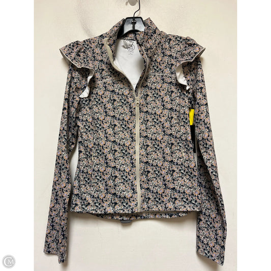 Athletic Jacket By Sage In Floral Print, Size: M