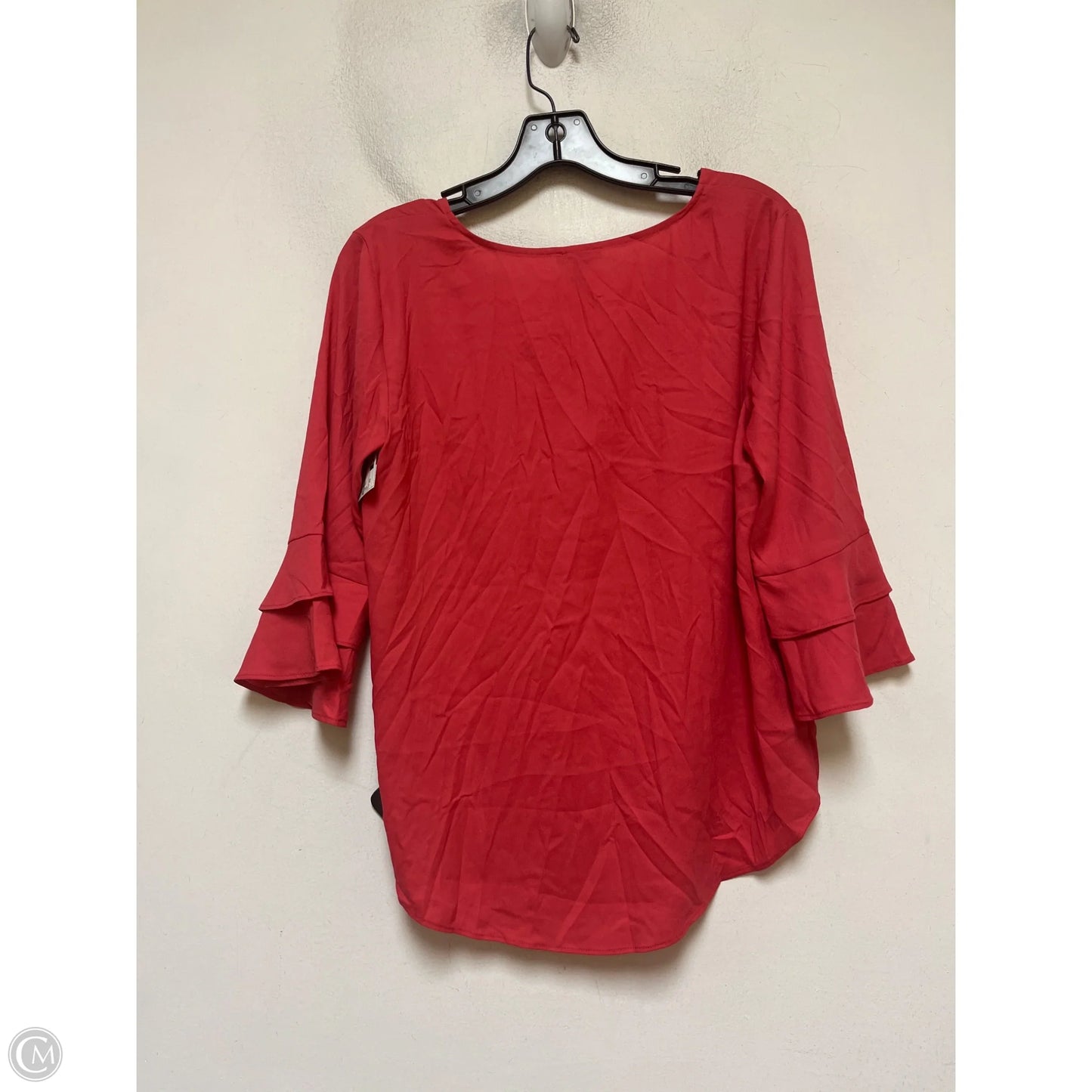 Top Short Sleeve By Ann Taylor In Red, Size: Xs