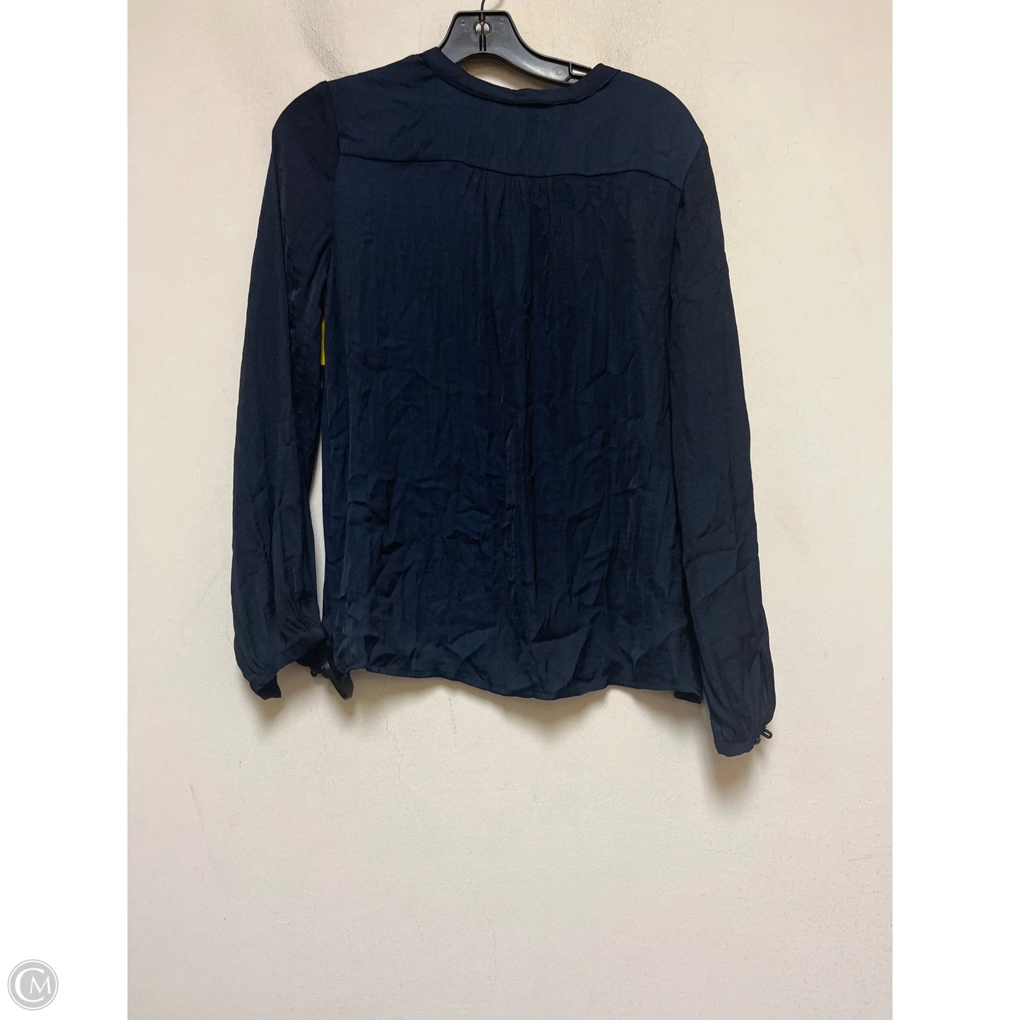 Top Long Sleeve By Banana Republic In Navy, Size: Xs