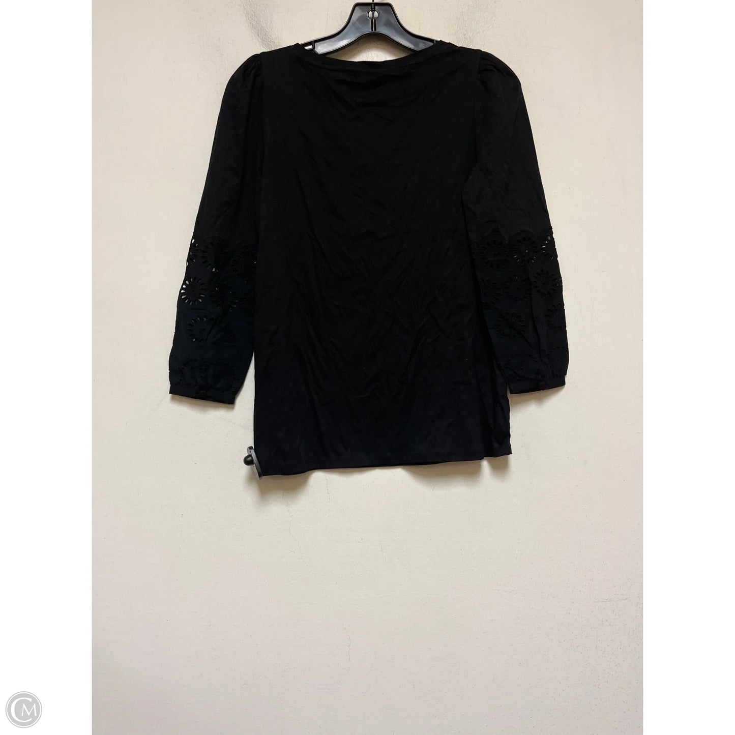 Top Long Sleeve By Ann Taylor In Black, Size: Xsp