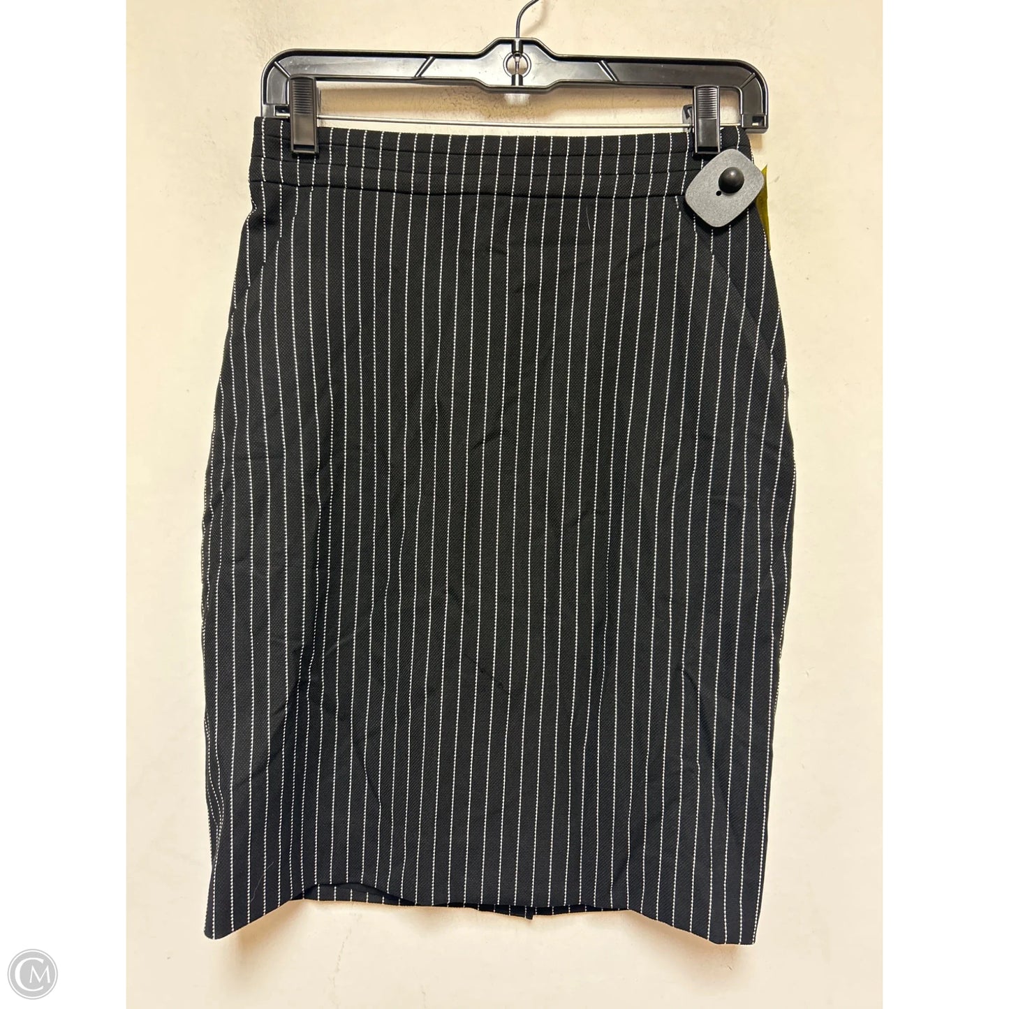 Skirt Midi By White House Black Market In Striped Pattern, Size: 0