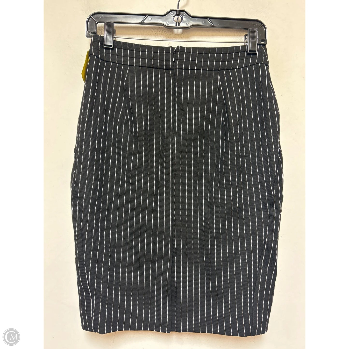 Skirt Midi By White House Black Market In Striped Pattern, Size: 0