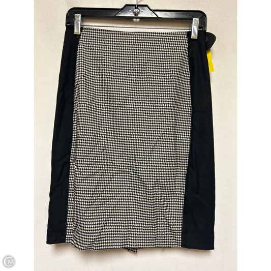 Skirt Midi By White House Black Market In Black & White, Size: 2