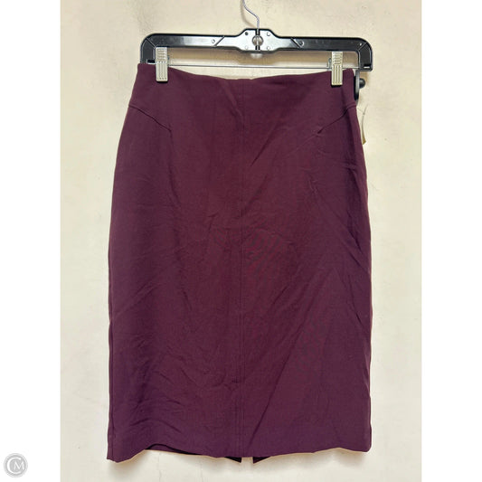 Skirt Midi By White House Black Market In Maroon, Size: 2