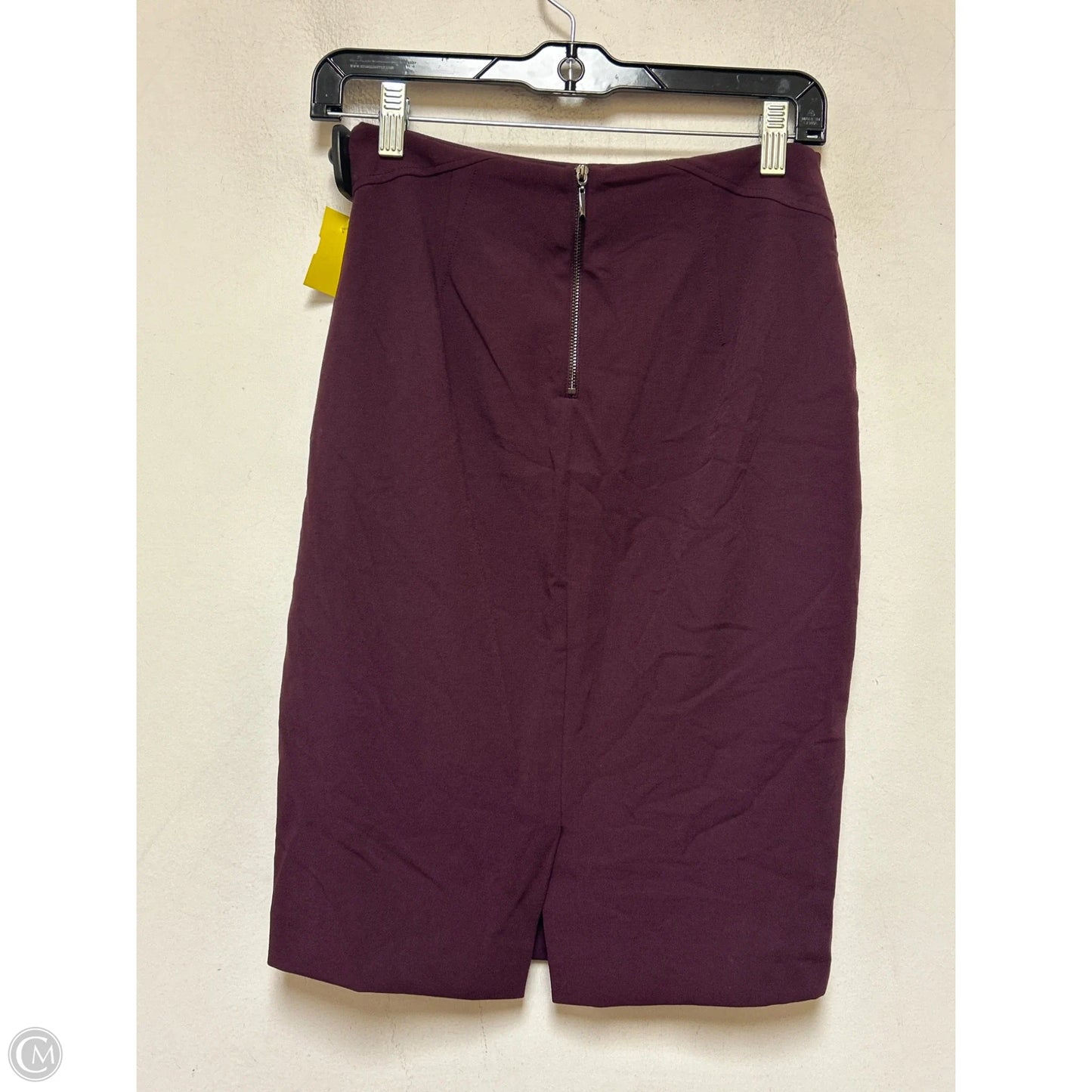 Skirt Midi By White House Black Market In Maroon, Size: 2