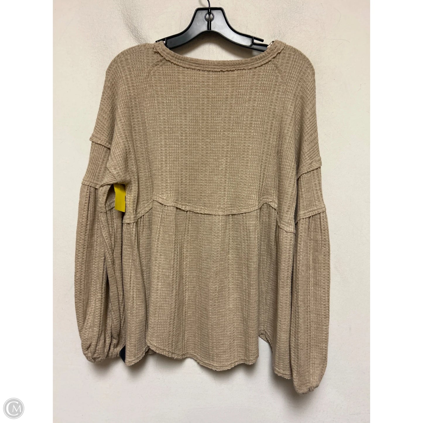 Top Long Sleeve By Altard State In Cream, Size: Xxs