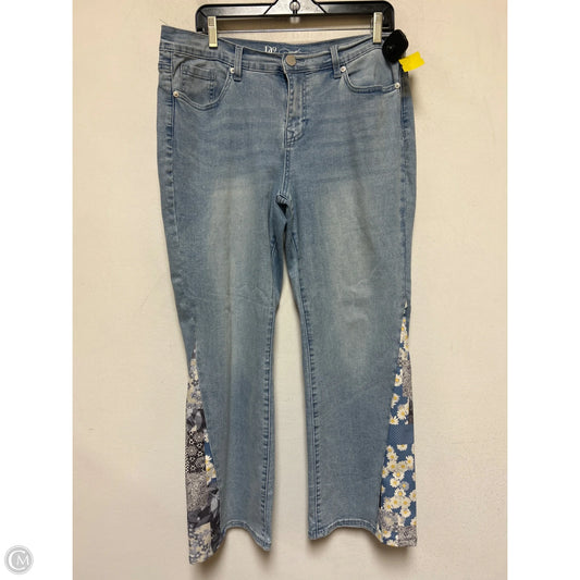 Jeans Flared By Dg2 In Blue Denim, Size: 16
