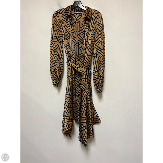 Dress Designer By Karl Lagerfeld In Black & Brown, Size: 2