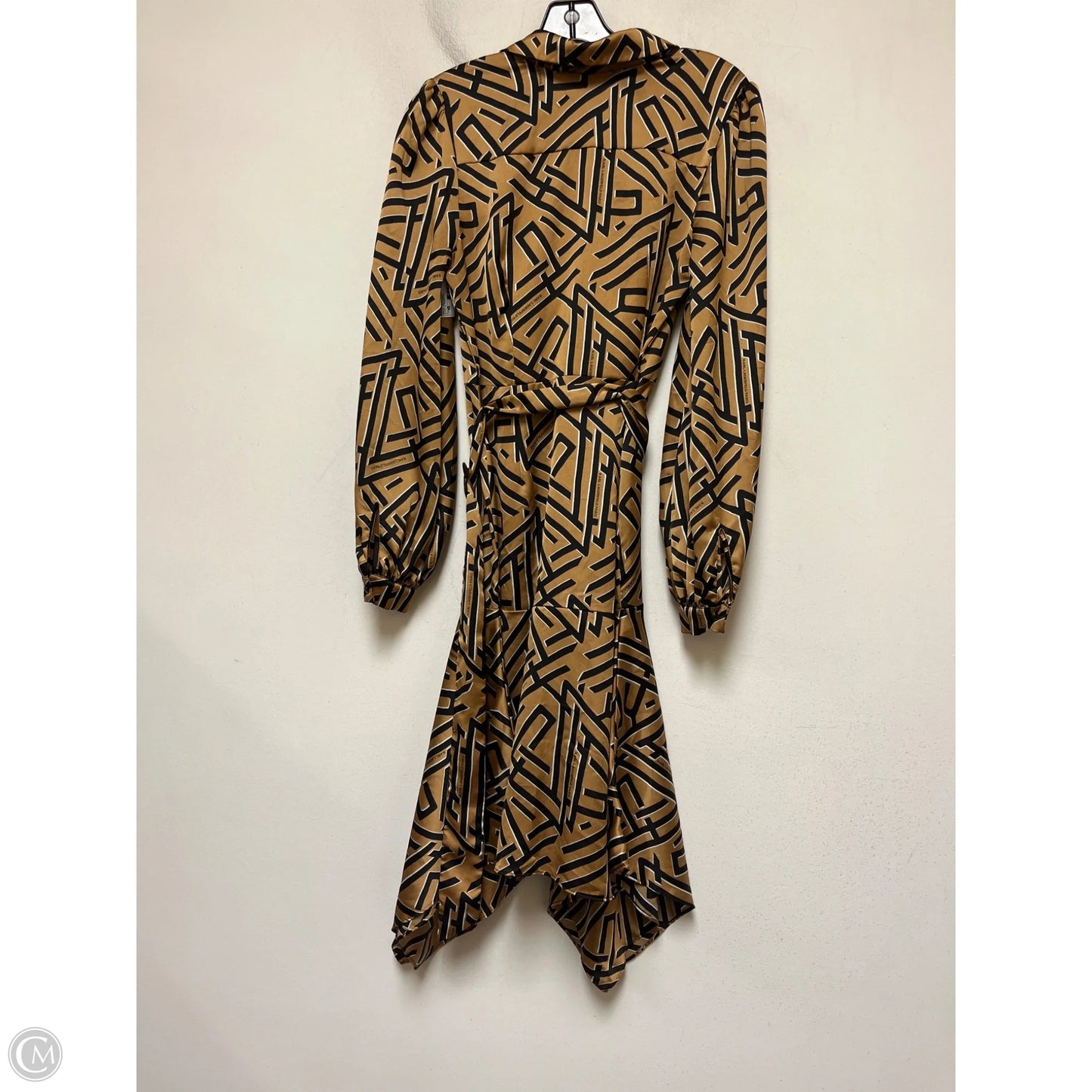 Dress Designer By Karl Lagerfeld In Black & Brown, Size: 2