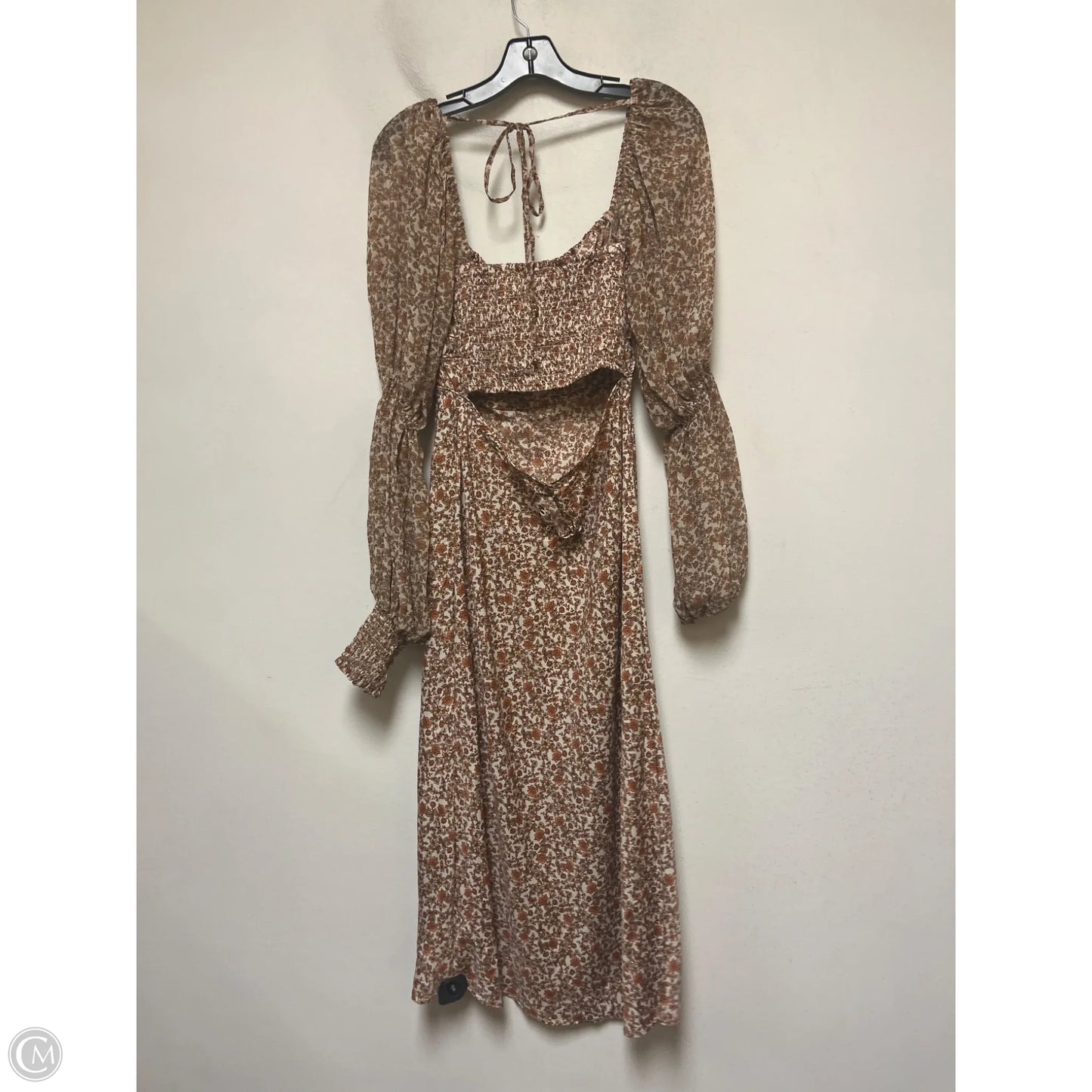 Dress Casual Midi By Free People In Floral Print, Size: S