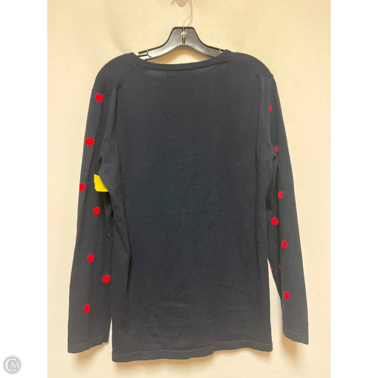 Top Long Sleeve By Tommy Hilfiger In Blue & Red, Size: Xl