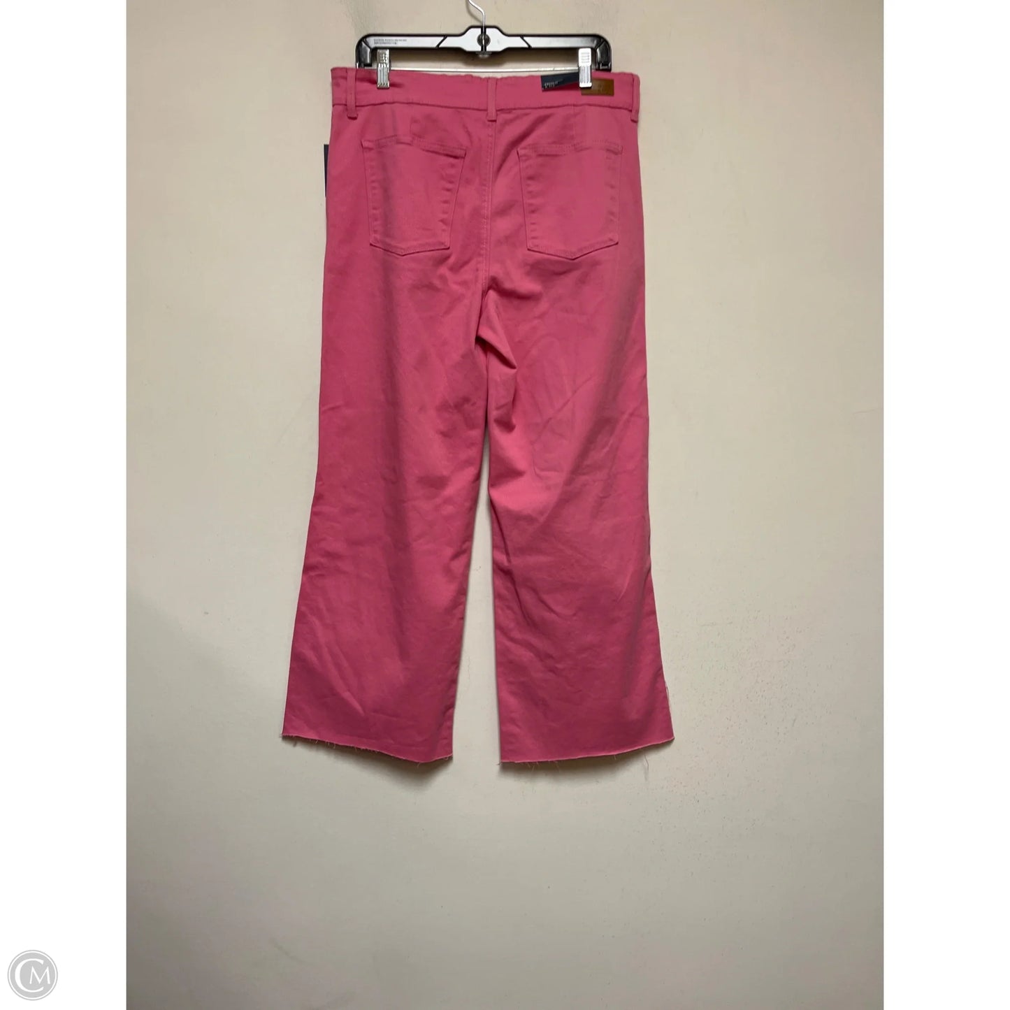 Jeans Wide Leg By Crown And Ivy In Pink Denim, Size: 12