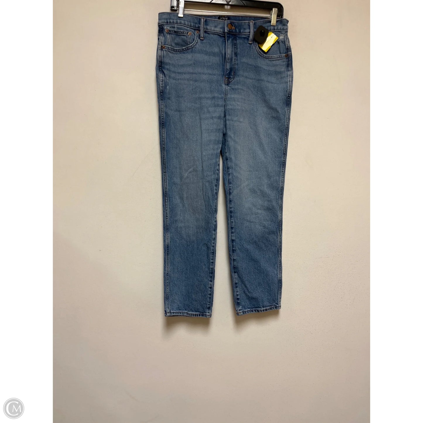 Jeans Straight By J. Crew In Blue Denim, Size: 8