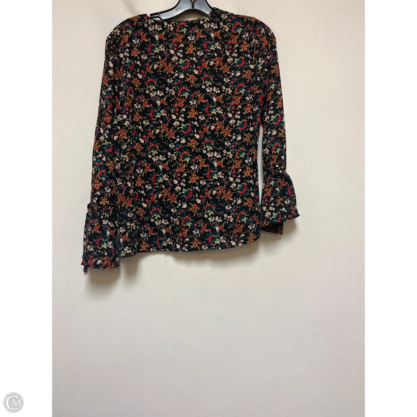 Top Long Sleeve By J. Jill In Floral Print, Size: Xs