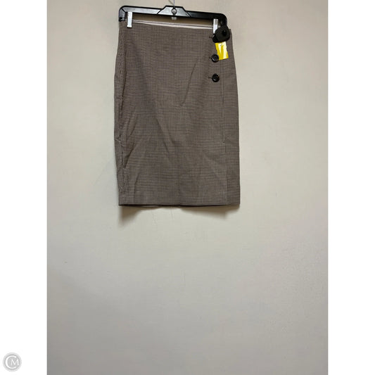 Skirt Mini & Short By Ann Taylor In Plaid Pattern, Size: 2