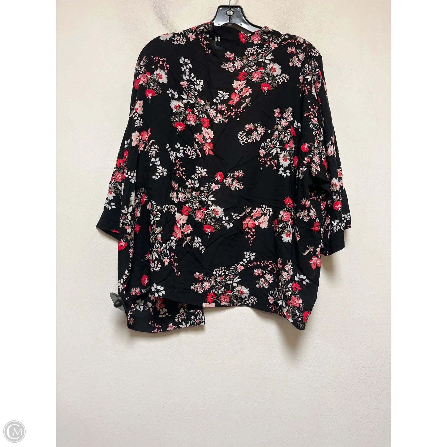 Top Short Sleeve By Loft In Floral Print, Size: Xs