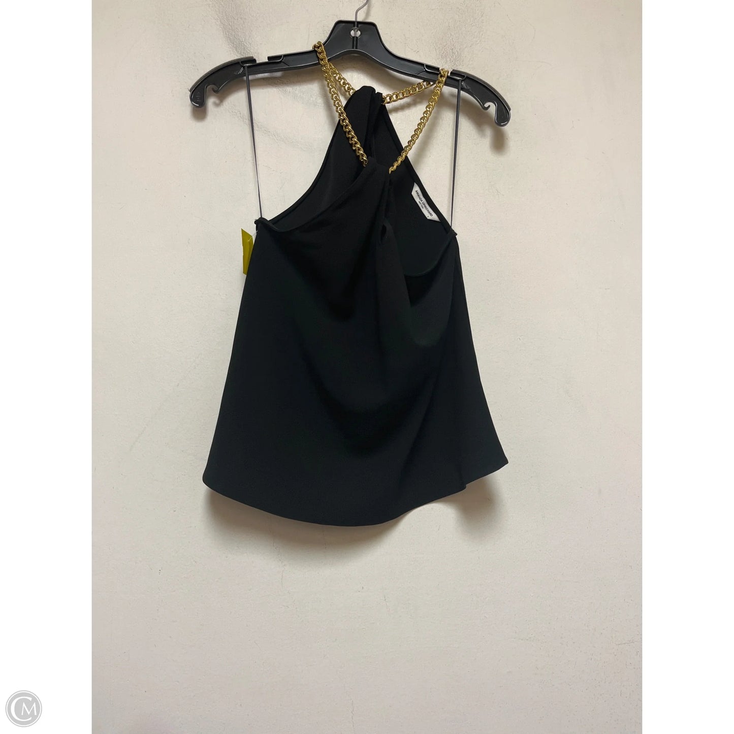 Top Sleeveless By Amanda Uprichard In Black & Gold, Size: S