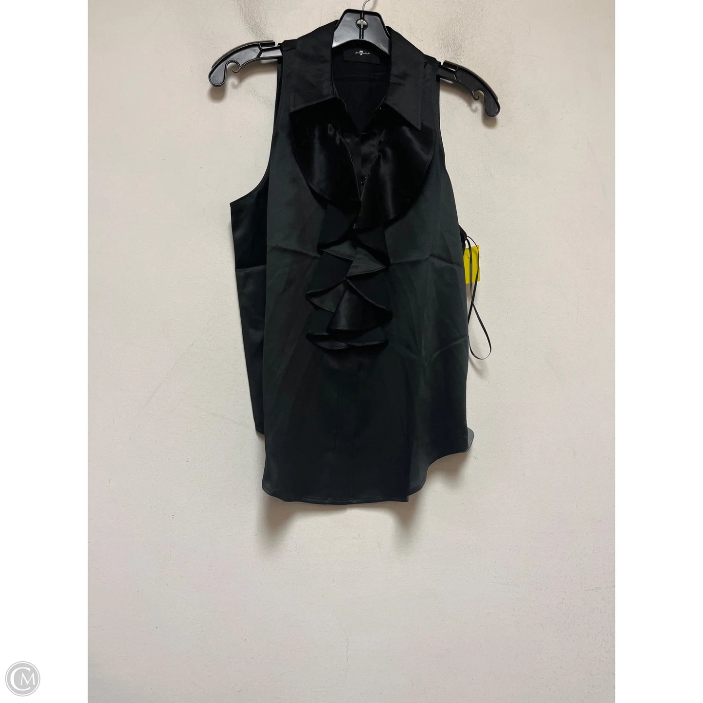 Top Sleeveless By 7 For All Mankind In Black, Size: S
