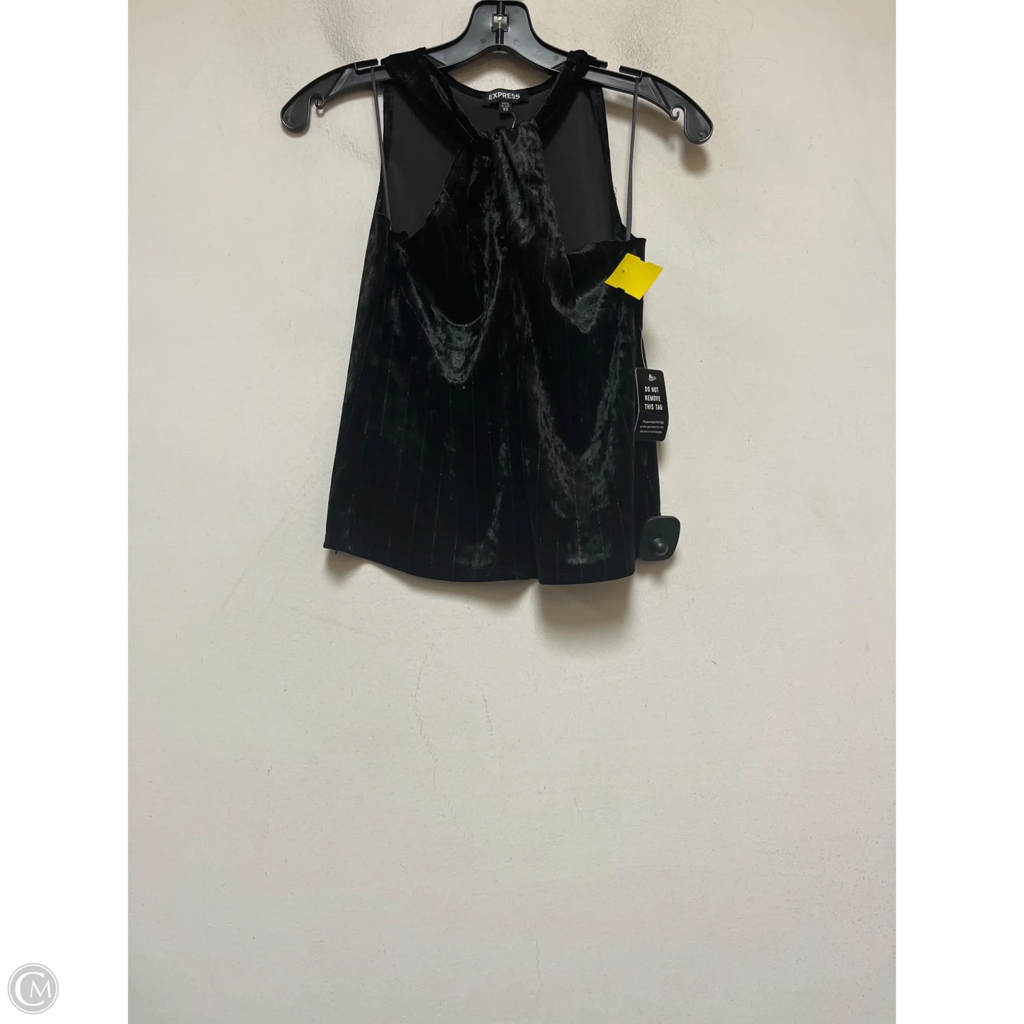 Top Sleeveless By Express In Black, Size: Xs