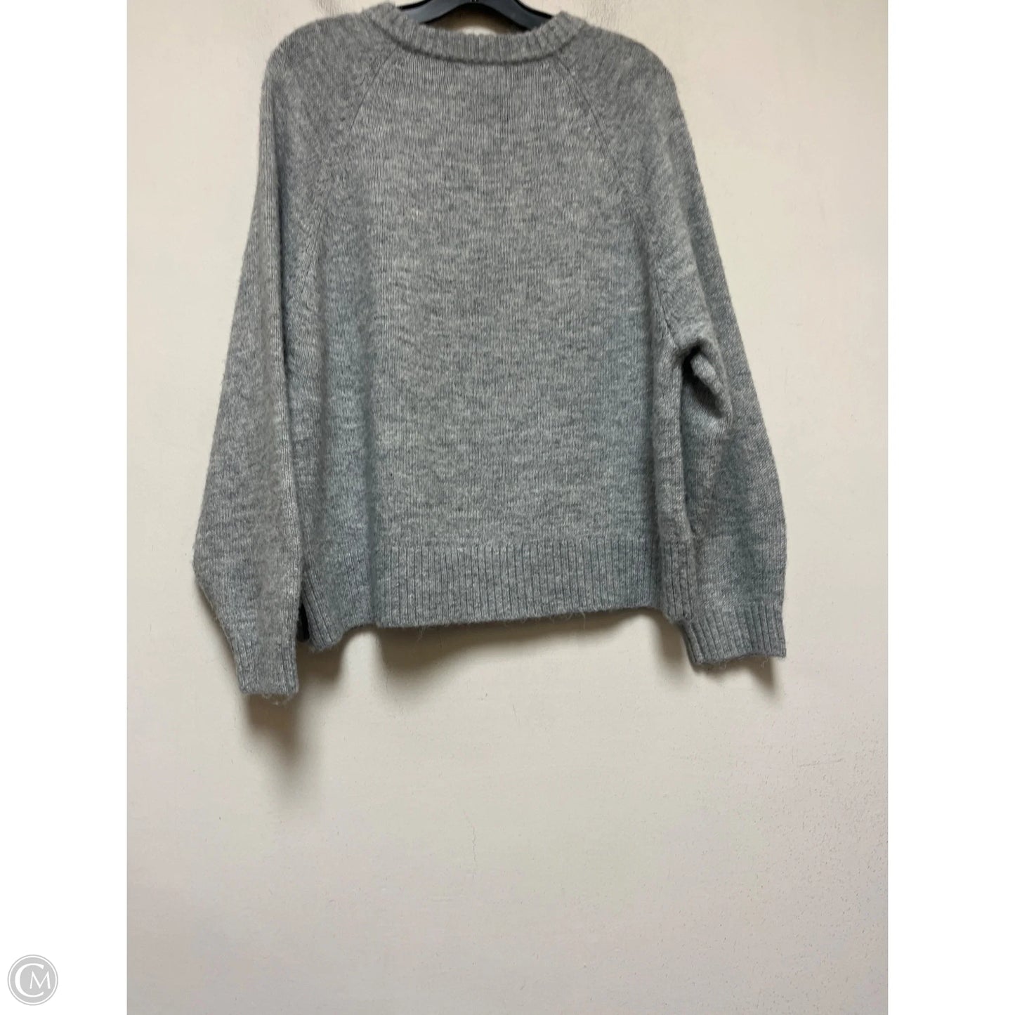 Sweater By Old Navy In Grey & Pink, Size: L
