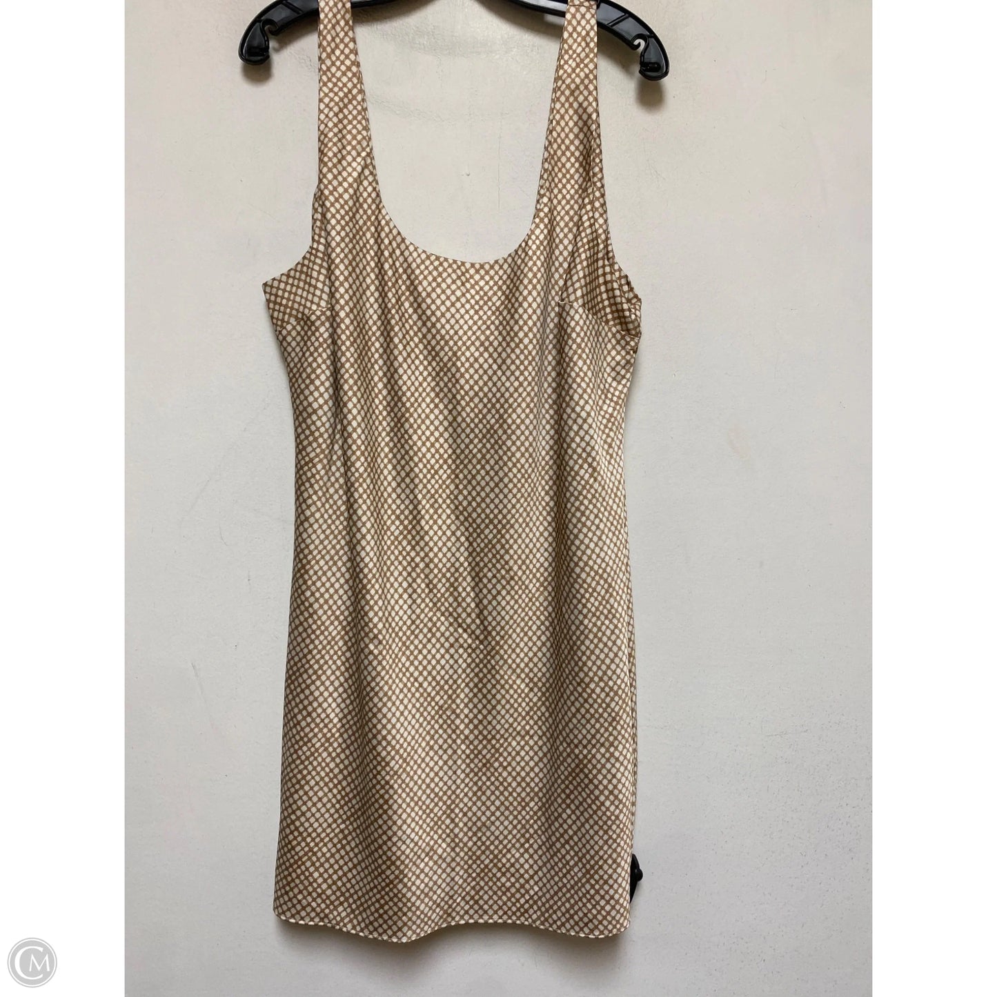 Dress Casual Short By Abercrombie And Fitch In Brown & Cream, Size: Xl