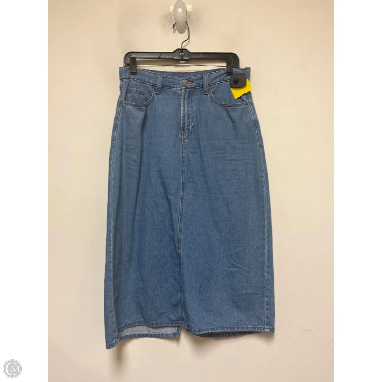 Skirt Maxi By Old Navy In Blue Denim, Size: 6