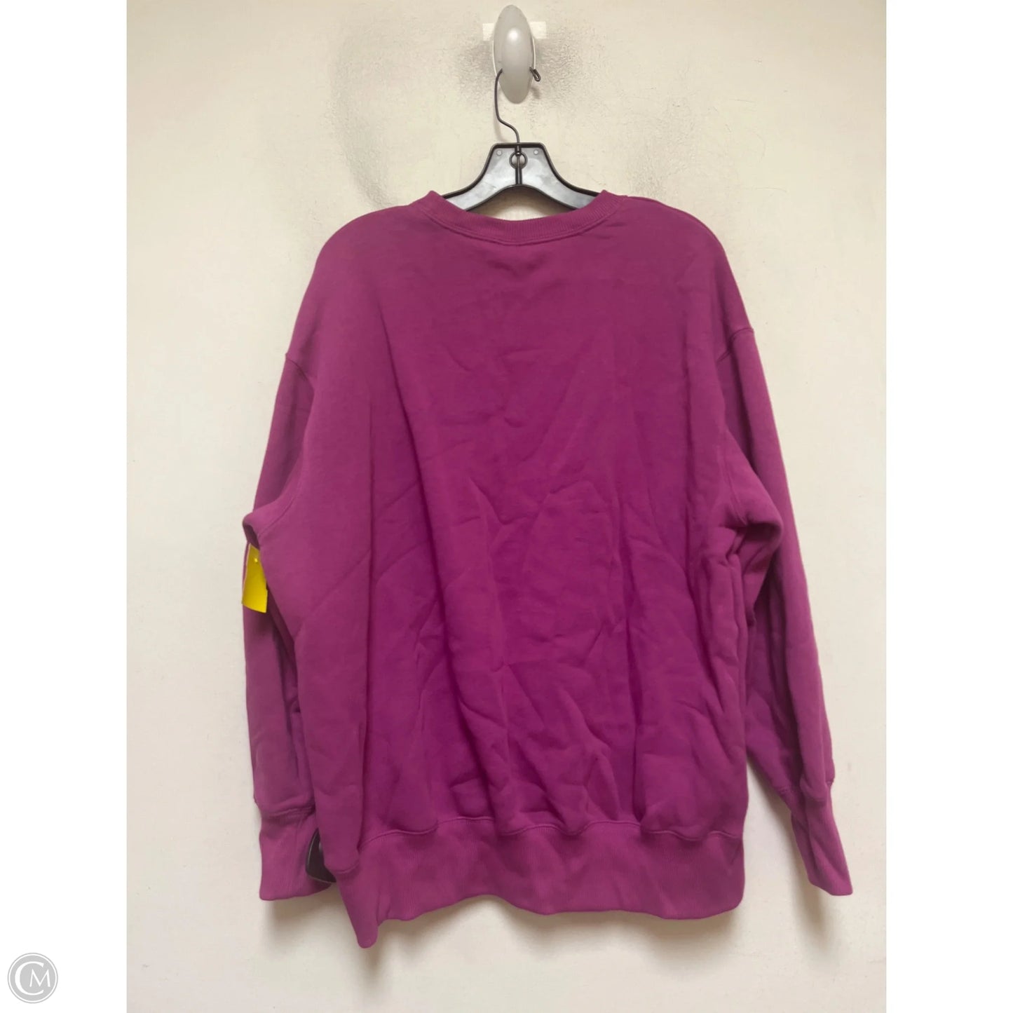 Athletic Sweatshirt Crewneck By Nike In Purple, Size: S
